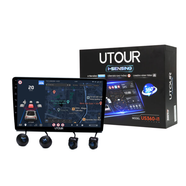 Hình ảnh xe Màn hình liền Camera 360 AI ADAS UTOUR US360-i1
