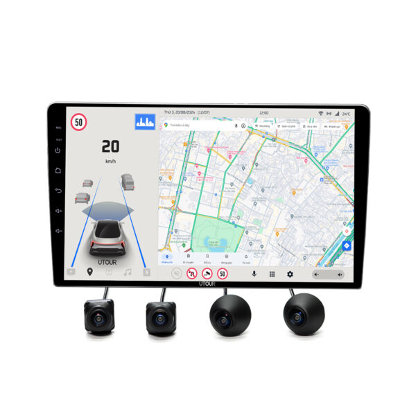 Hình ảnh xe Màn hình liền Camera 360 AI ADAS UTOUR US360-i1