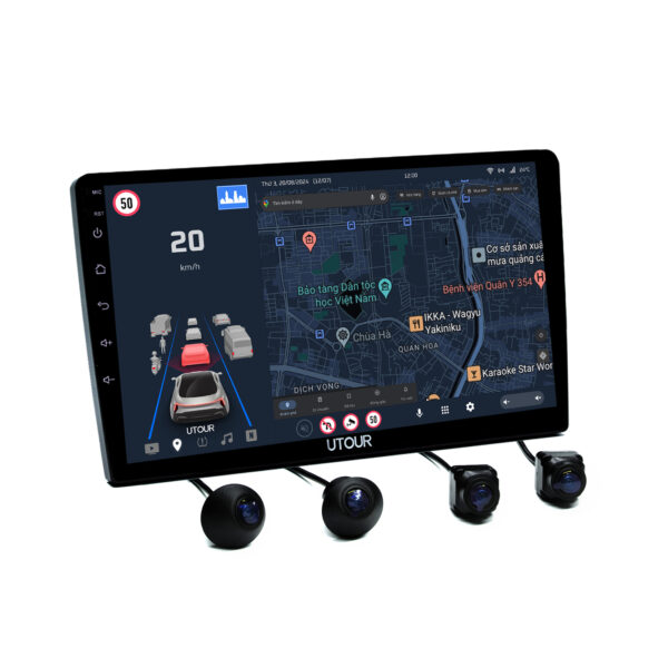 Hình ảnh xe Màn hình liền Camera 360 AI ADAS UTOUR US360-i1