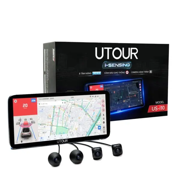 Hình ảnh phụ kiện Màn hình liền Camera 360 AI ADAS UTOUR US360 – i10