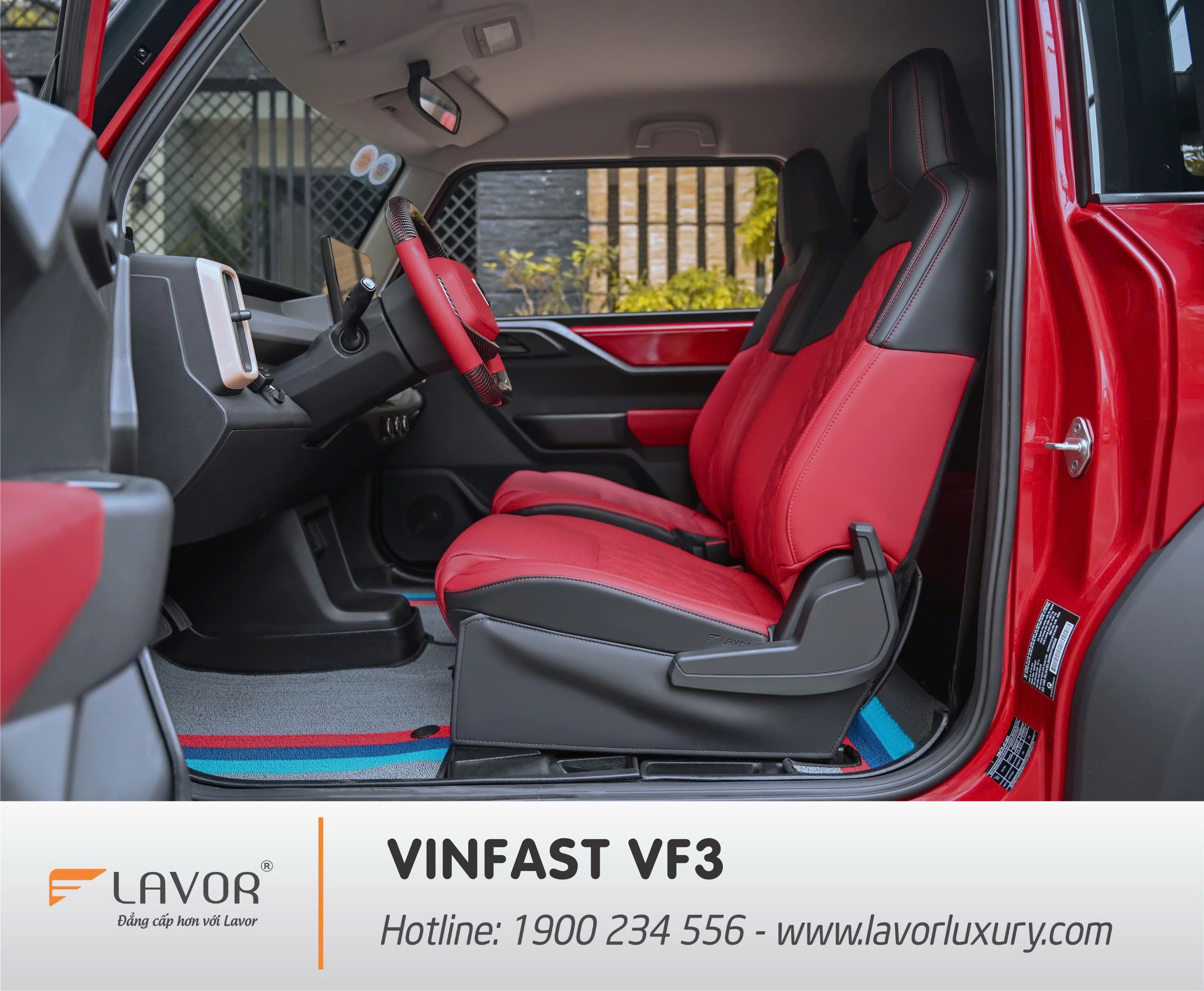 Hình ảnh xe BỌC GHẾ DA VINFAST VF3 2024