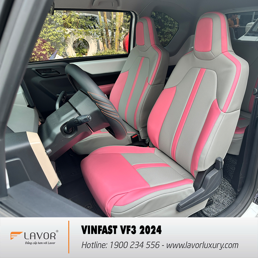 Hình ảnh xe BỌC GHẾ DA Ô TÔ VINFAST VF3 2024