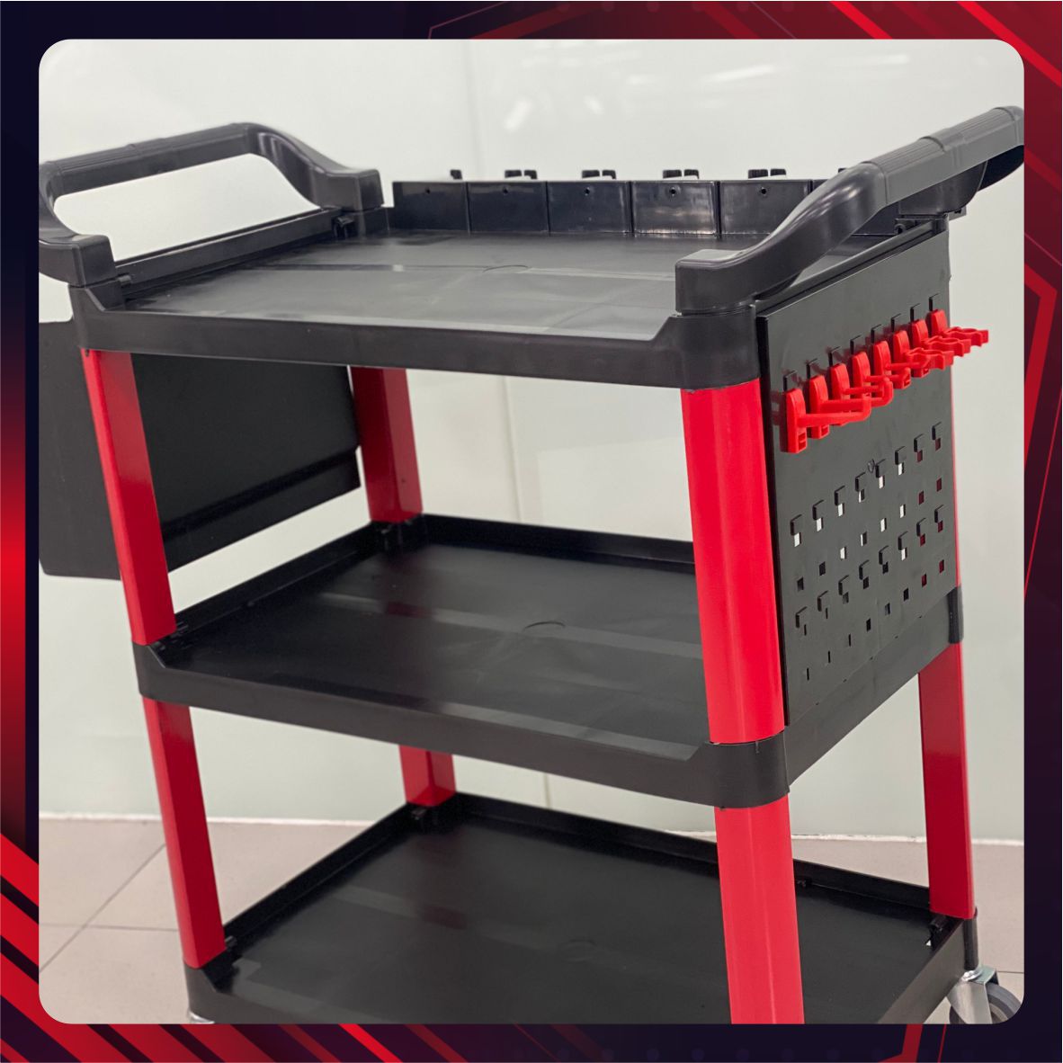 Hình ảnh xe Xe đựng dụng cu đa năng, Bảng treo 1 mặt - SPTA - WCDCW17