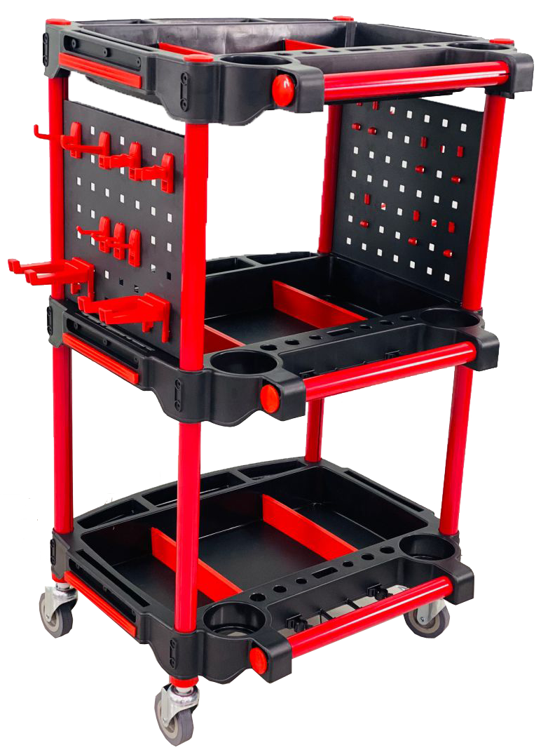 Hình ảnh xe Xe đựng dụng cu đa năng, Bảng treo 2 mặt - SPTA - WCDCW18