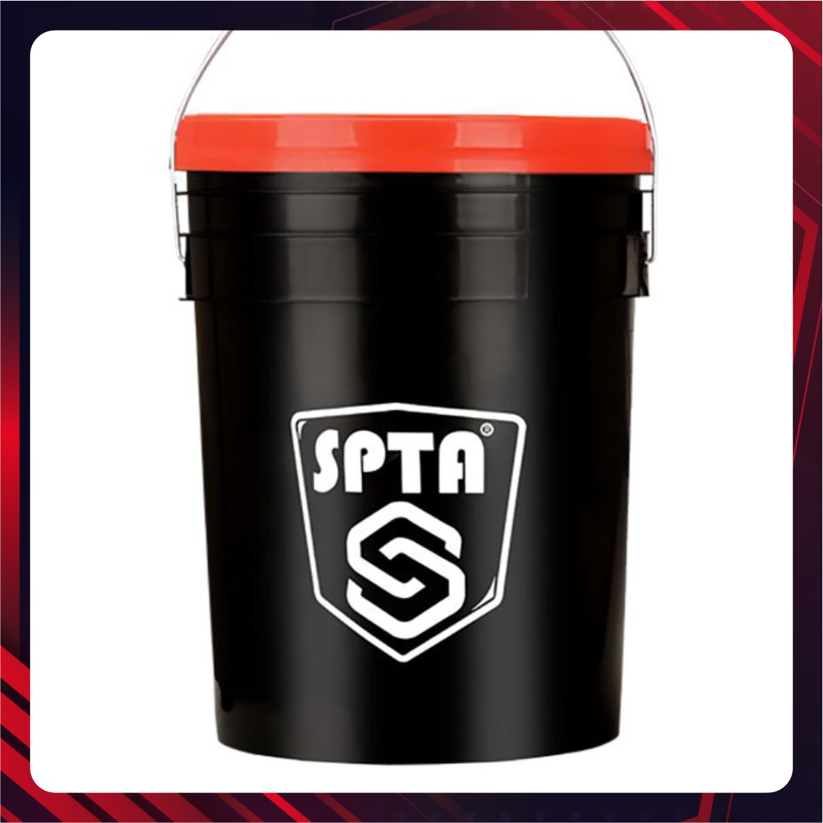 Hình ảnh xe Xô rửa xe chuyên nghiệp và lưới gạt bụi cát - SPTA - CCBT20L