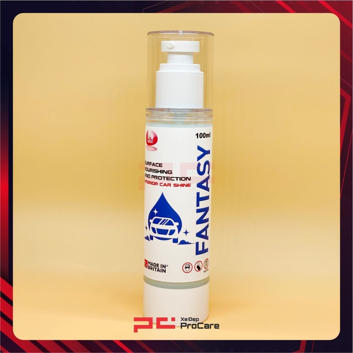 Hình ảnh xe Chai dung dịch phủ dưỡng nhanh nội thất ô tô Fantasy- 100ml 