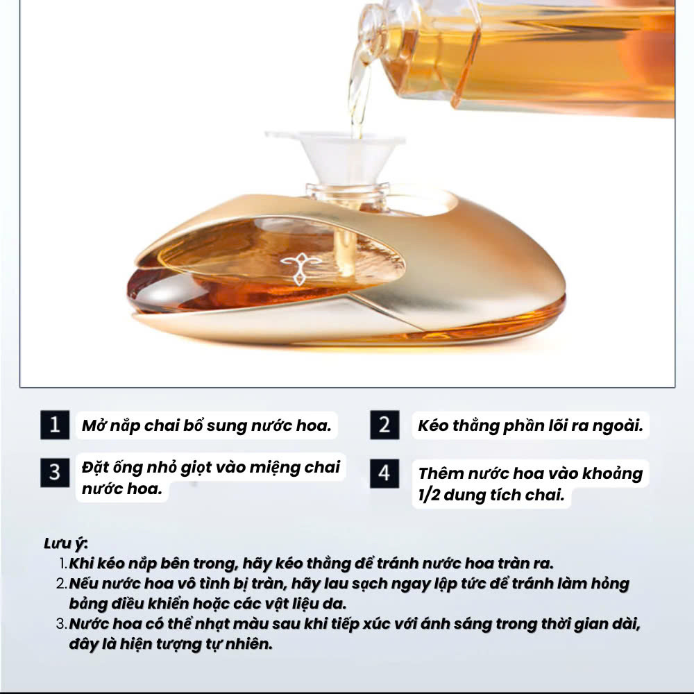 Hình ảnh xe Nước Hoa Ô Tô Cao Cấp ETONNER Amber New Man E1701 (60ml) Khử Mùi Xe Hơi Chính Hãng
