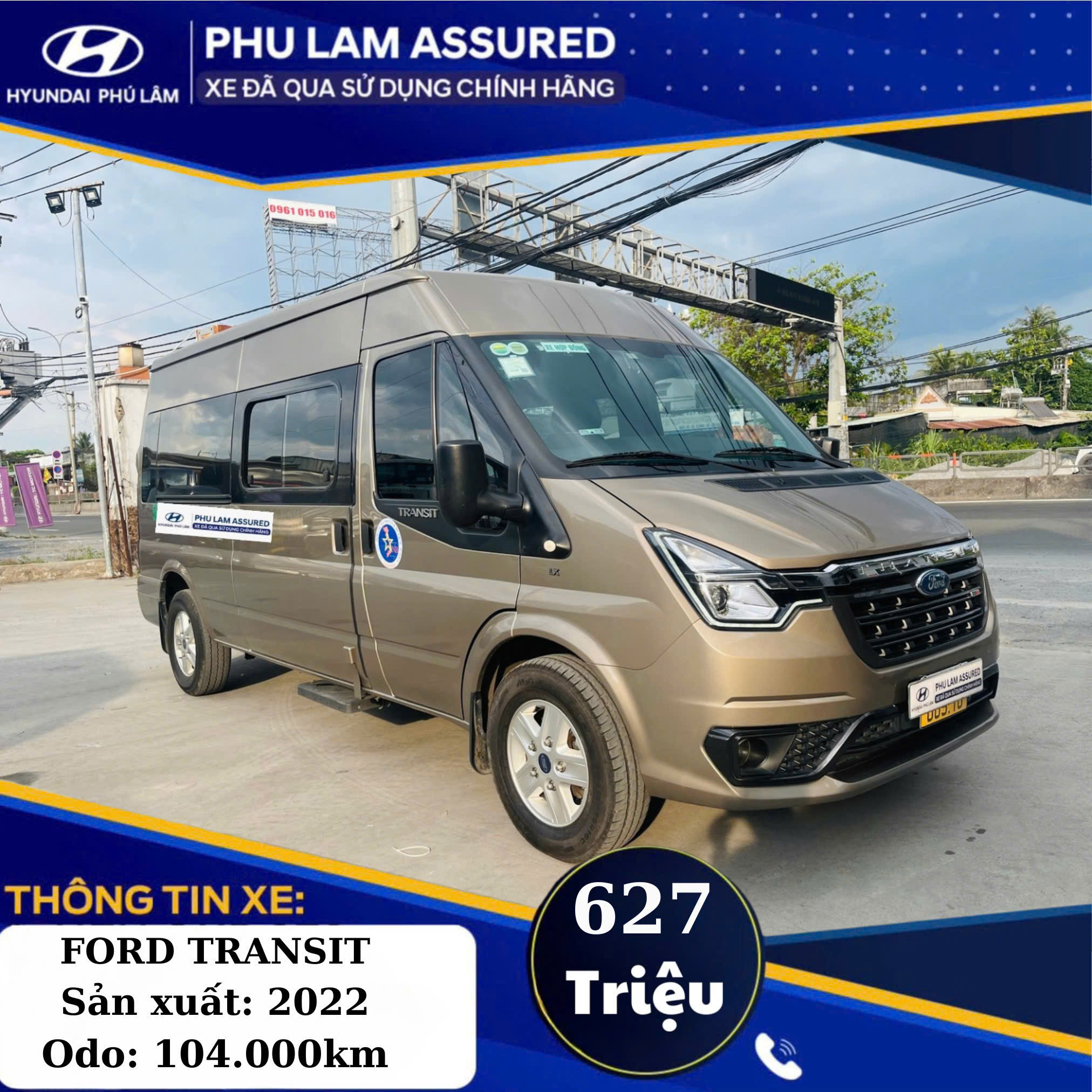 Hình ảnh xe FORD TRANSIT 2022 - XE CÁ NHÂN 1 CHỦ