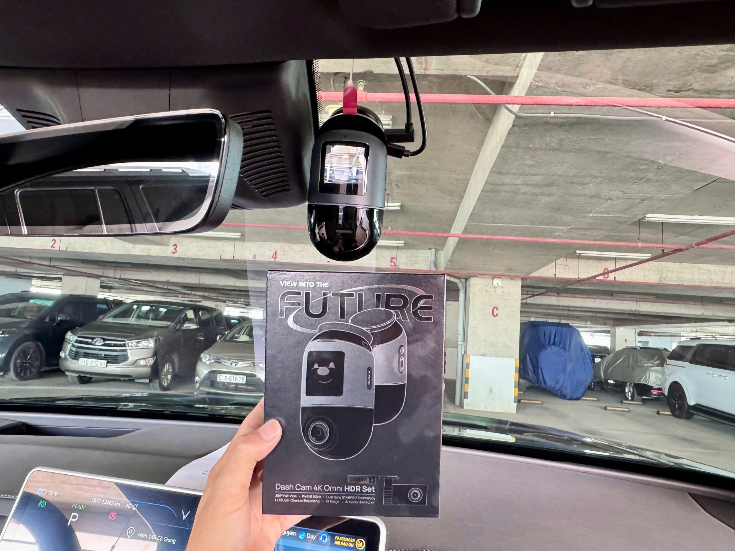 Hình ảnh xe Camera hành trình 70mai 4K Omni X800