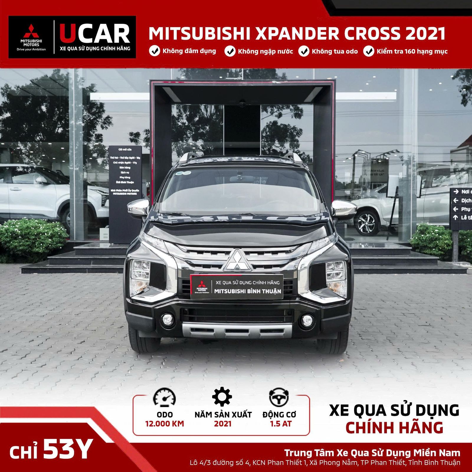Hình ảnh xe XPANDER CROSS 2021 ĐEN ~ 12 nghìn km Siêu Lướt