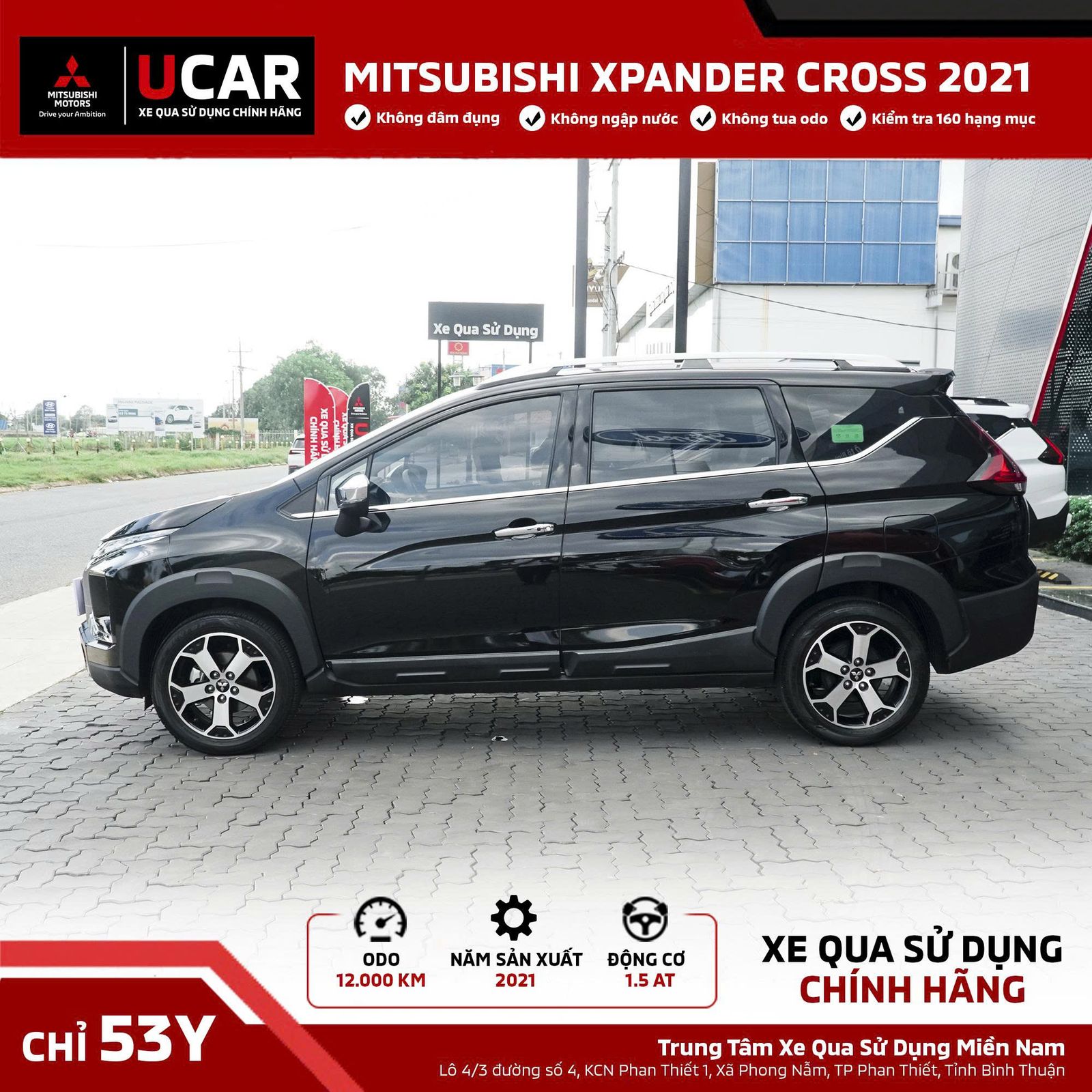 Hình ảnh xe XPANDER CROSS 2021 ĐEN ~ 12 nghìn km Siêu Lướt