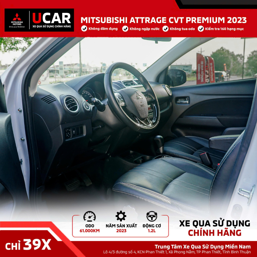 Hình ảnh xe Mitsubishi Attrage CVT Premium 2022