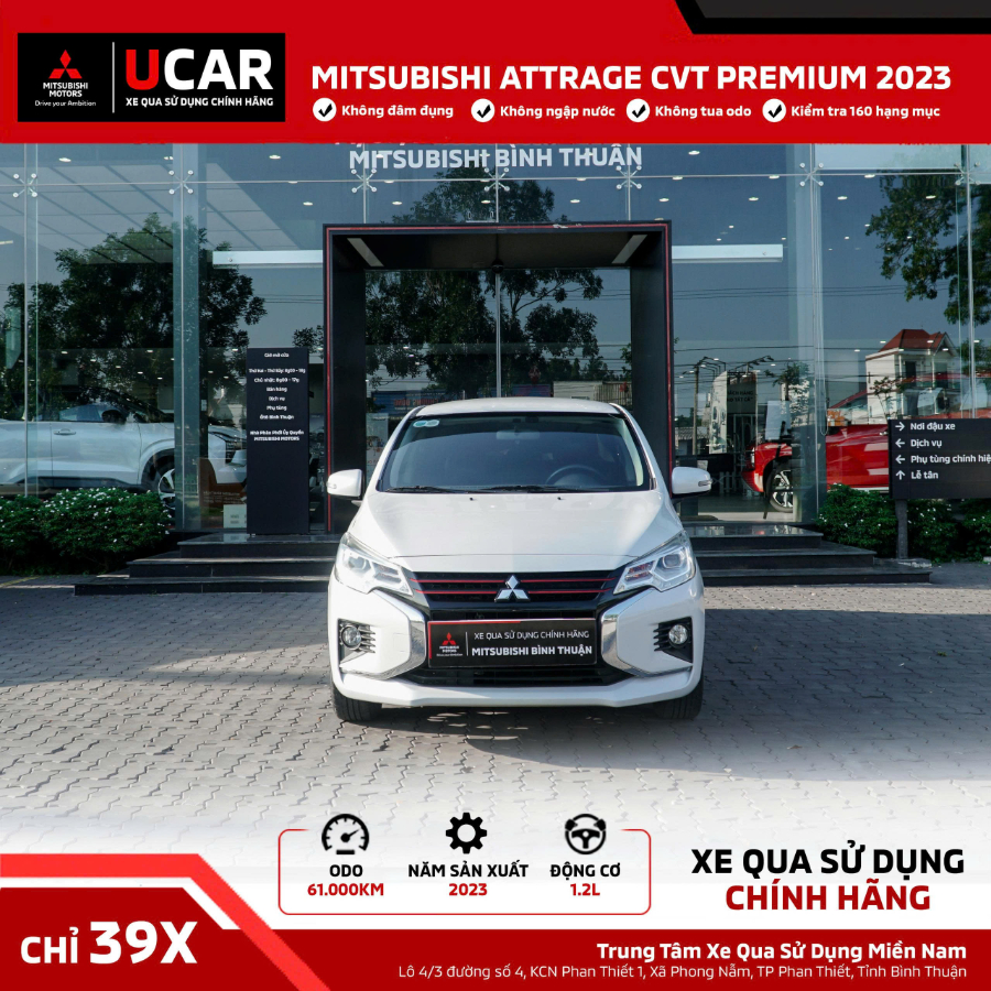 Hình ảnh xe Mitsubishi Attrage CVT Premium 2022