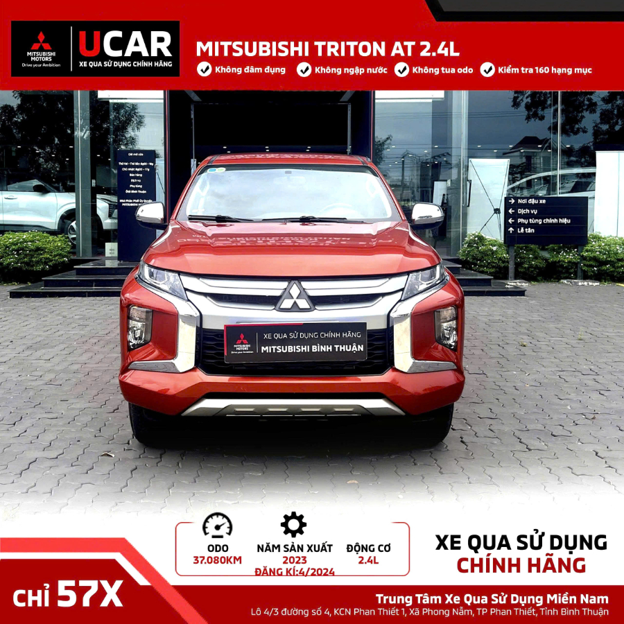 Hình ảnh xe BÁN TẢI LƯỚT - SỐ TỰ ĐỘNG MITSUBISHI TRITON AT 2.4L