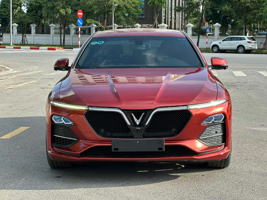Hình ảnh xe Lux A Plus 2020 đỏ cam odo 4.6v