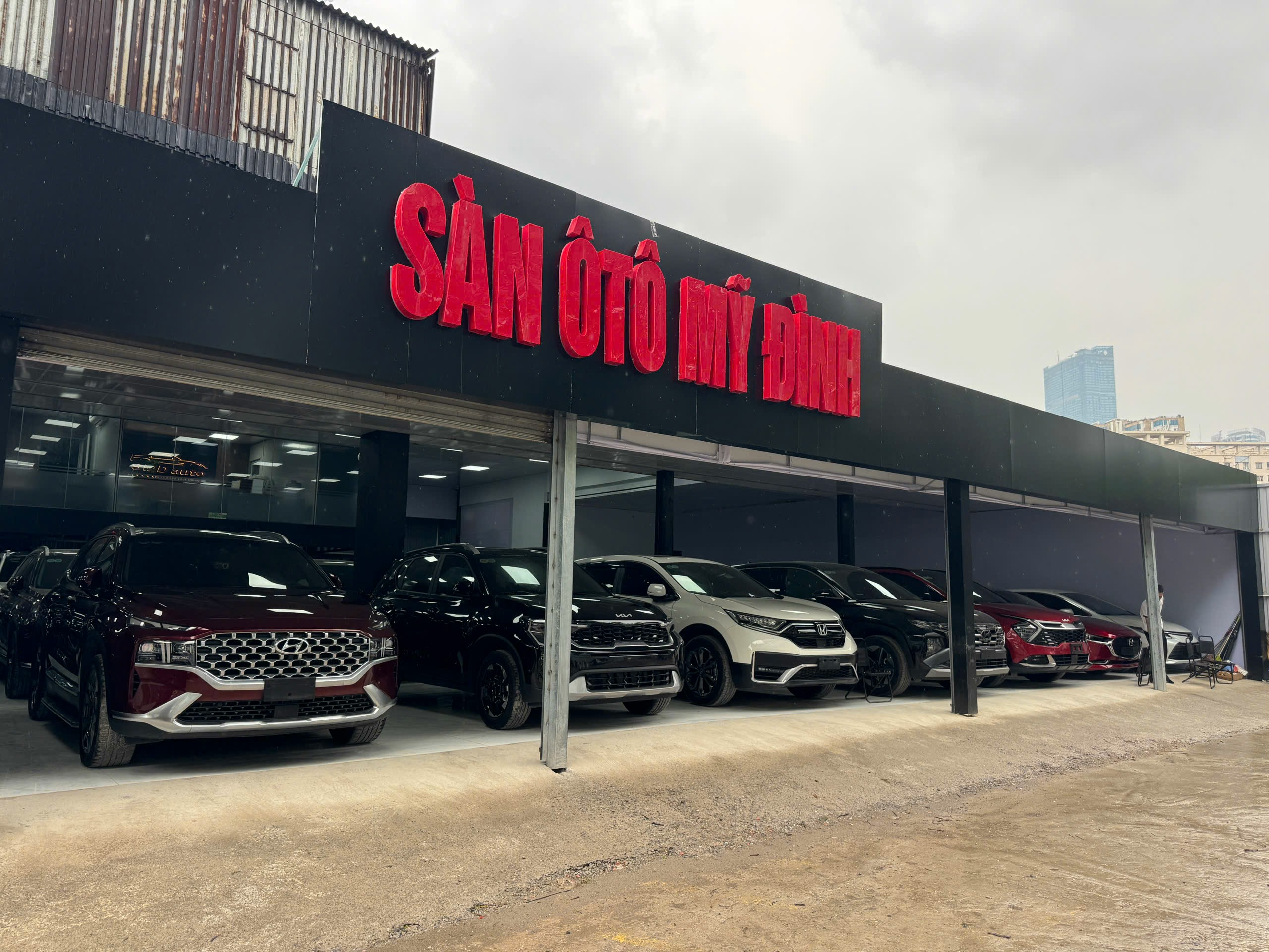 Banner cửa hàng SÀN Ô TÔ MỸ ĐÌNH