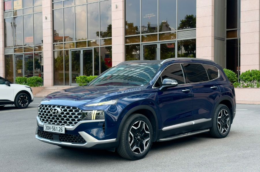 Hình ảnh xe Huydai Santafe máy xăng,bản fun kịch sản xuất 2022