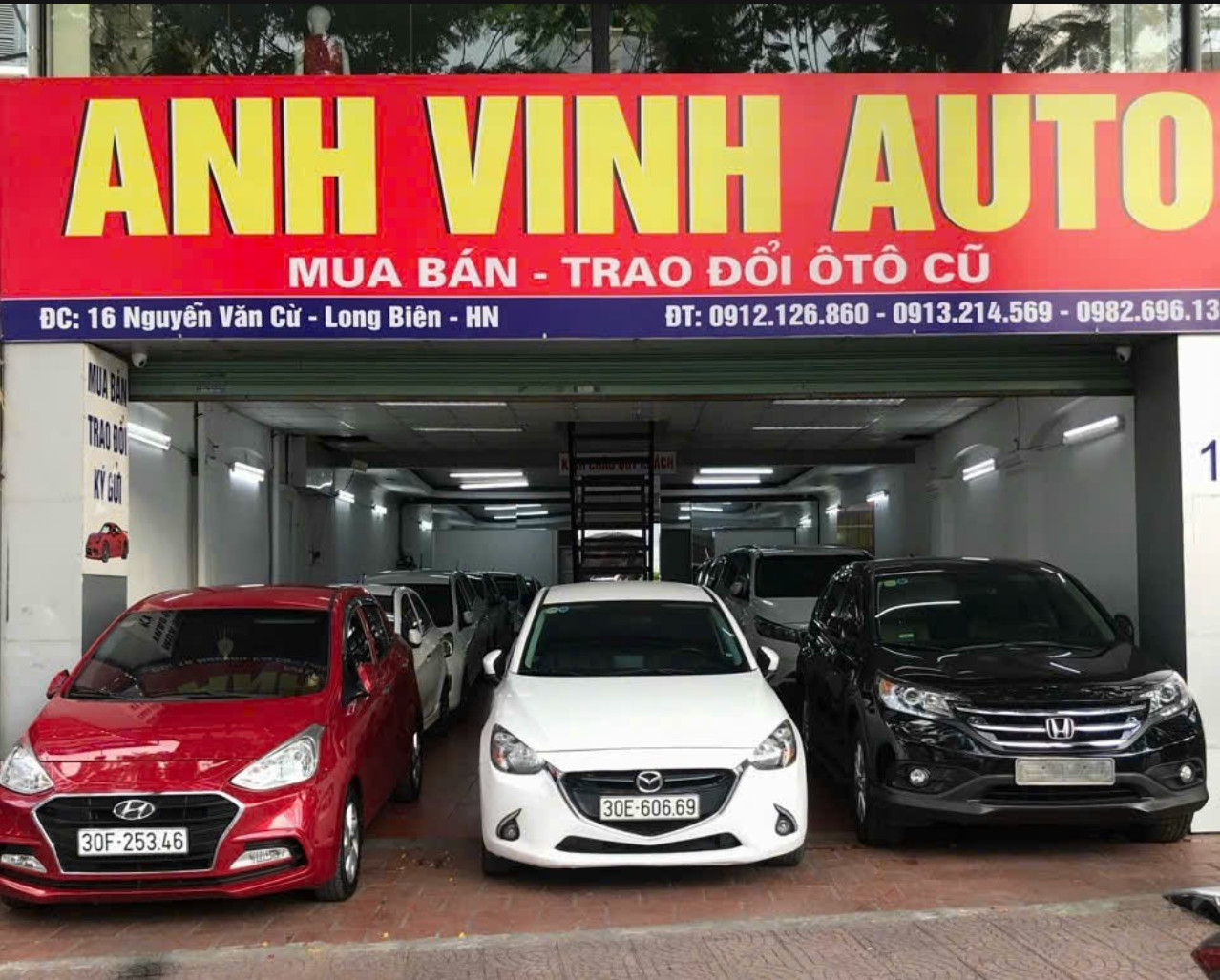 Banner cửa hàng ANH VINH AUTO
