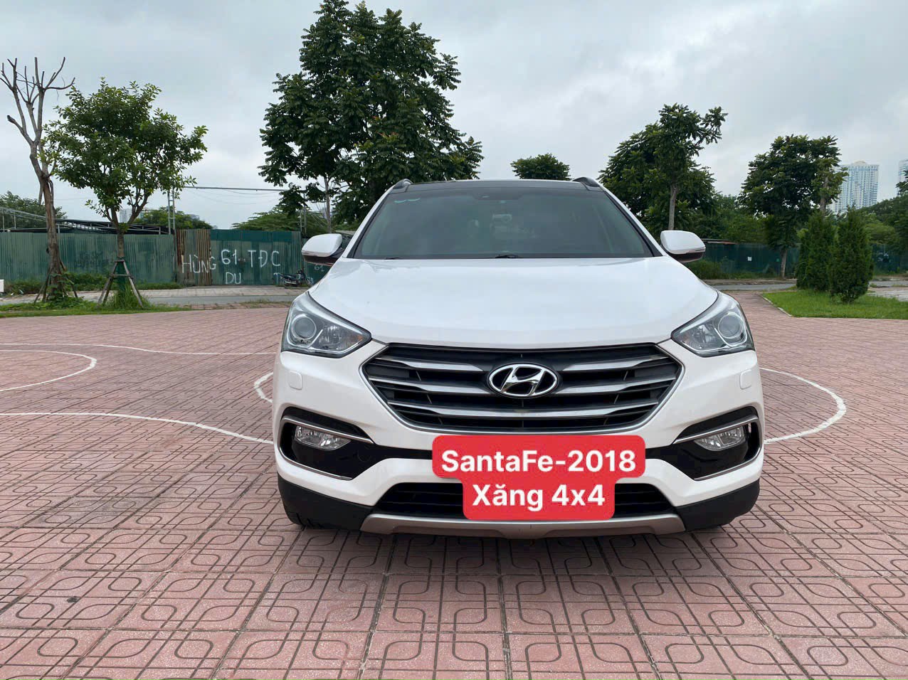Hình ảnh xe Hyundai Santafe 2 cầu bản full Xăng 2018