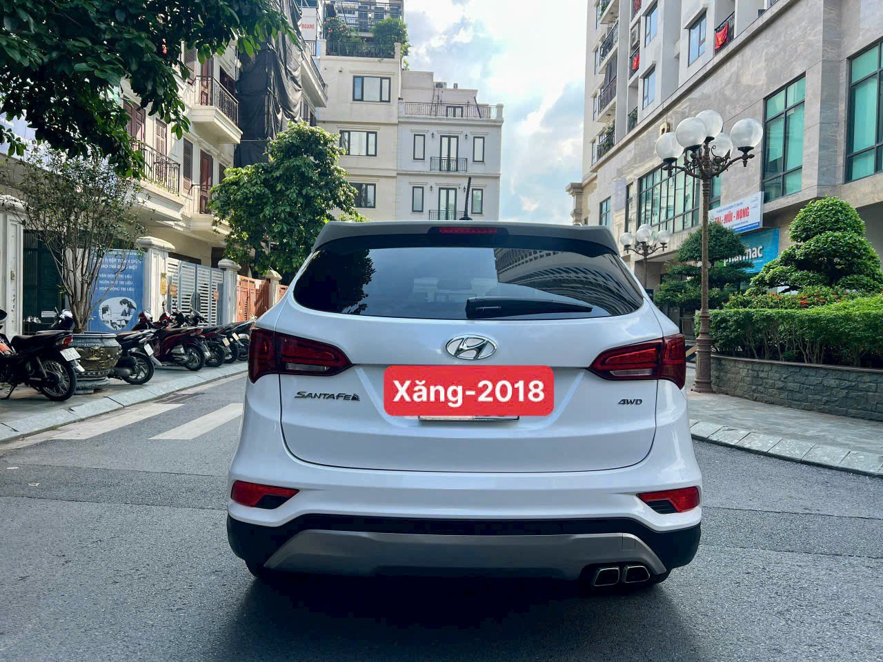Hình ảnh xe Hyundai Santafe 2 cầu bản full Xăng 2018