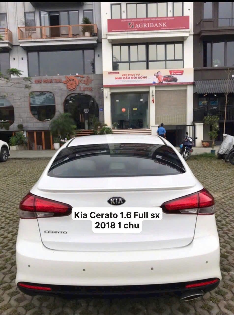 Hình ảnh xe Kia cerato 1.6 AT màu trắng sx 2018 đi 62.000 km