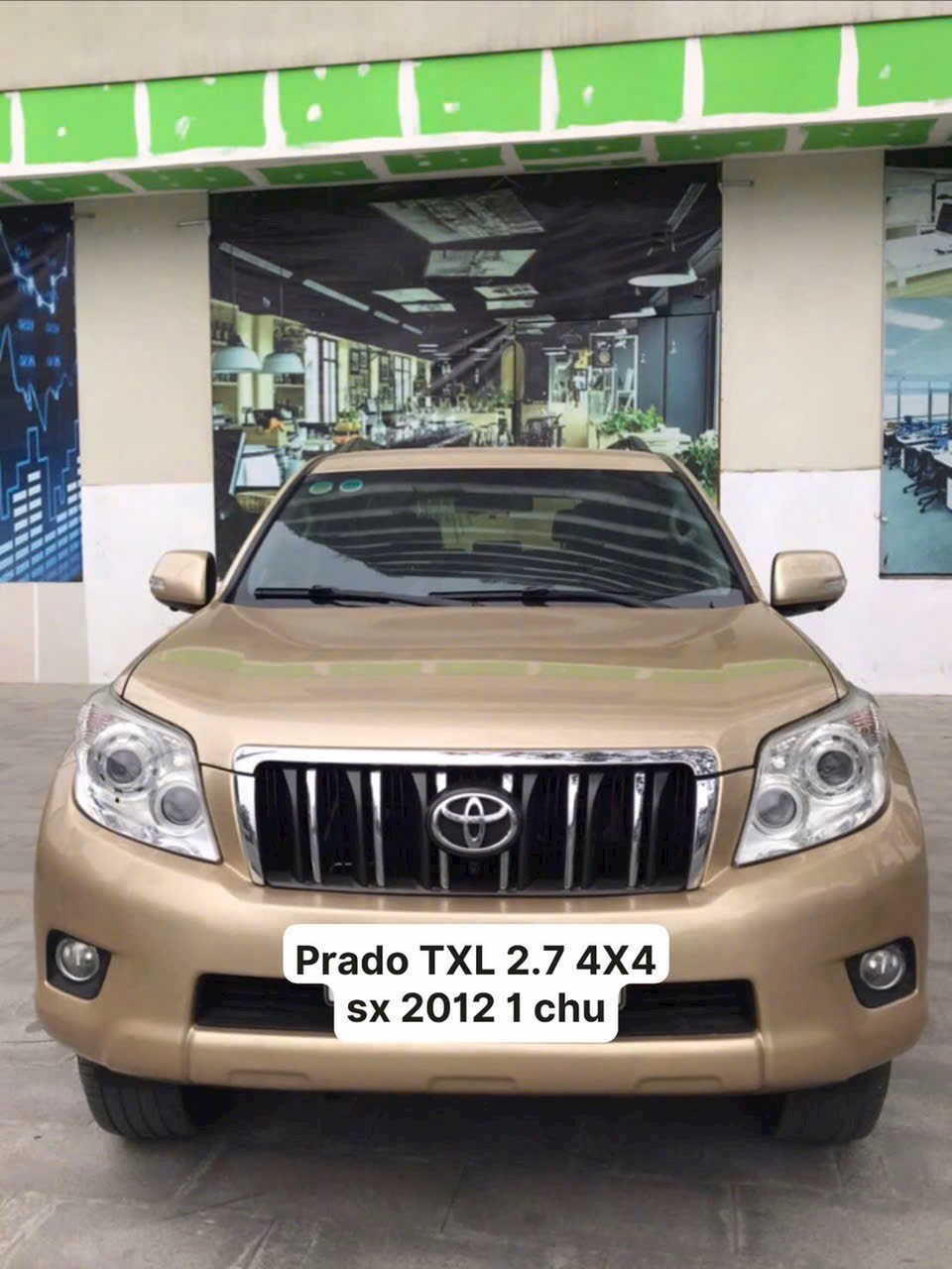Hình ảnh xe Toyota prado TXL 2.7L 4x4 sx 2012 màu vàng đi(105.000) km