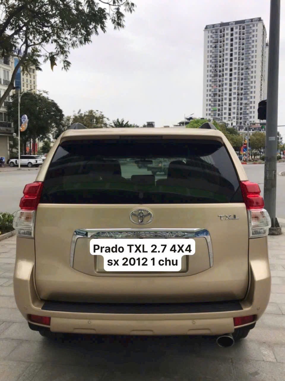 Hình ảnh xe Toyota prado TXL 2.7L 4x4 sx 2012 màu vàng đi(105.000) km