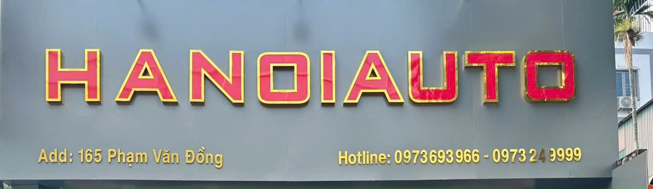 Banner cửa hàng HÀ NỘI AUTO