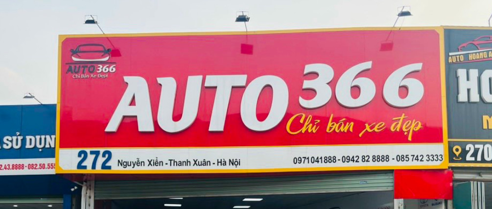 Banner cửa hàng AUTO 366