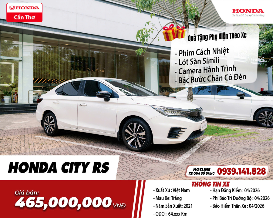 Hình ảnh xe HONDA CITY 2021 - 64,500KM