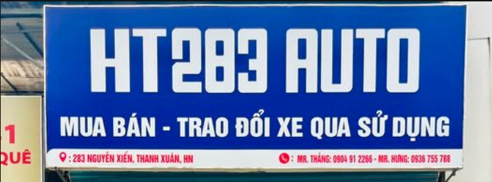 Banner cửa hàng HT 283 Auto