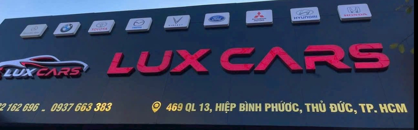 Banner cửa hàng LUX CAR