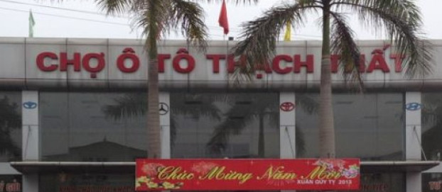 Banner cửa hàng CHỢ Ô TÔ THẠCH THẤT
