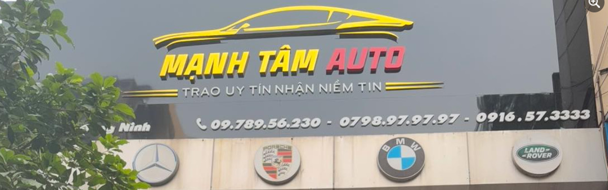 Banner cửa hàng MẠNH TÂM AUTO