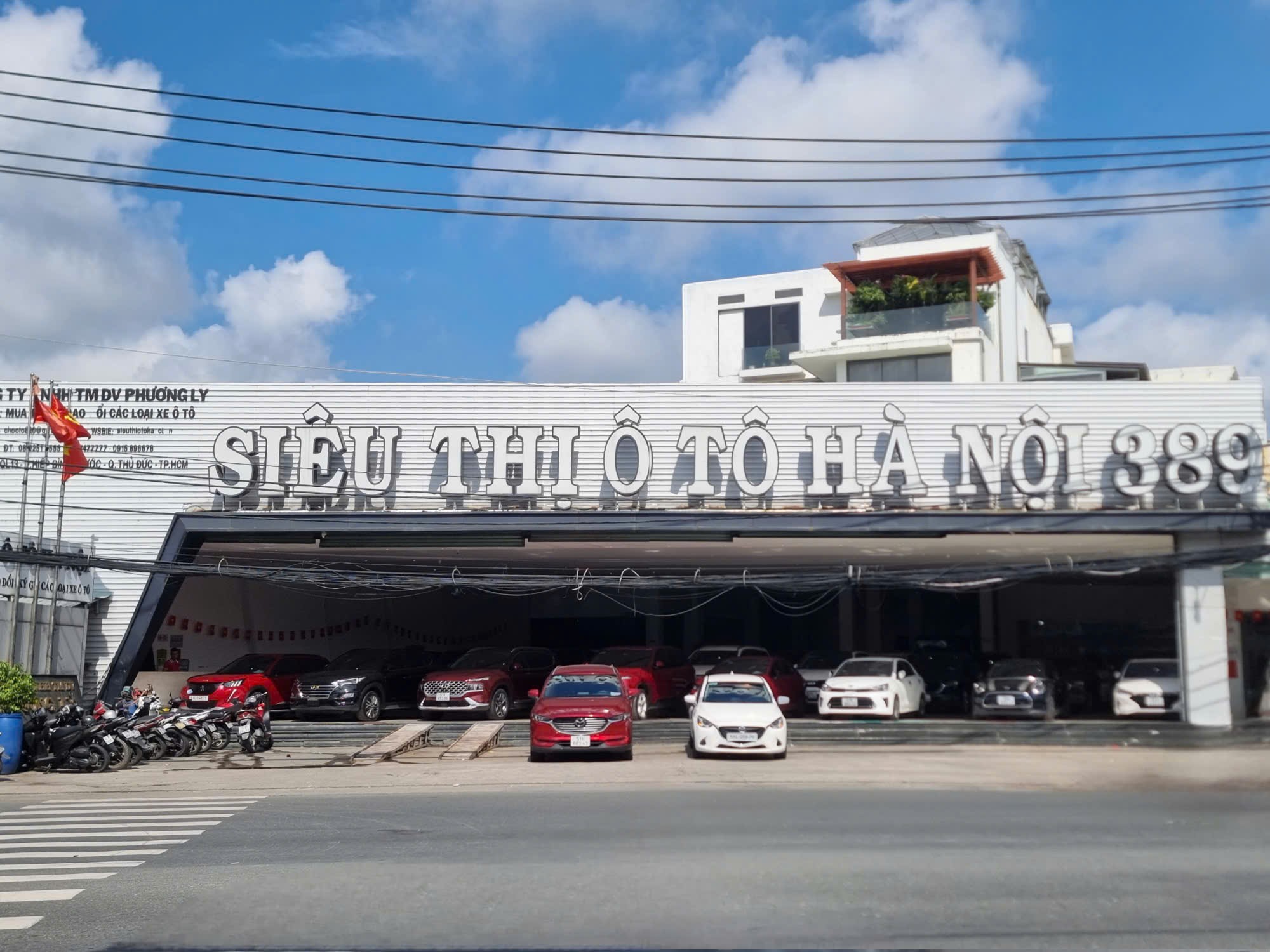 Banner cửa hàng ĐỨC HƯNG- SIÊU THỊ Ô TÔ THỦ ĐỨC