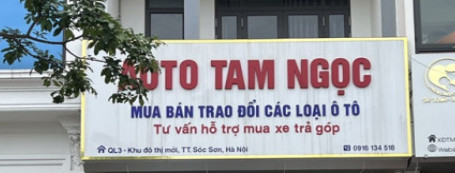 Banner cửa hàng AUTO TAM NGỌC