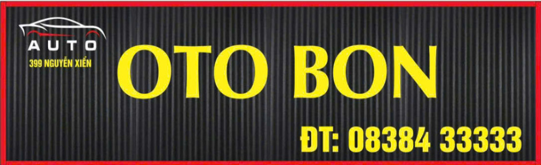 Banner cửa hàng Ô TÔ BON