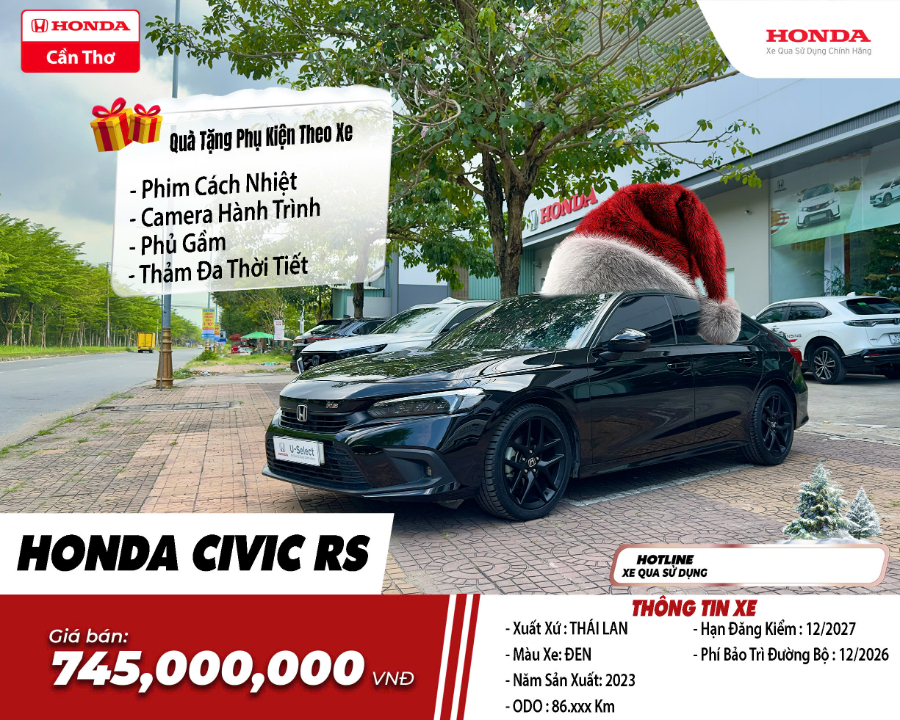 Hình ảnh xe HONDA CIVIC RS 2023 - 86,000KM
