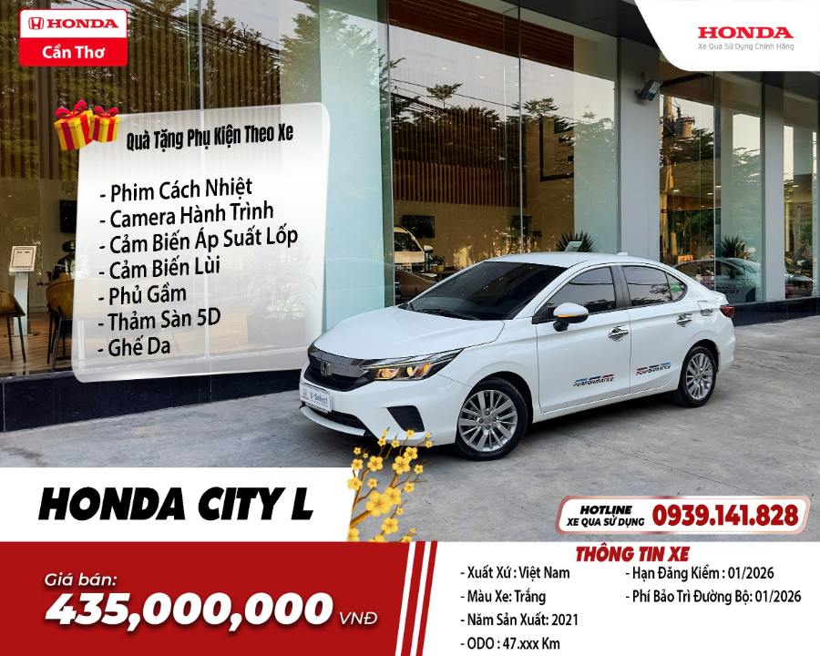 Hình ảnh xe HONDA CITY 2021 - 47,900KM